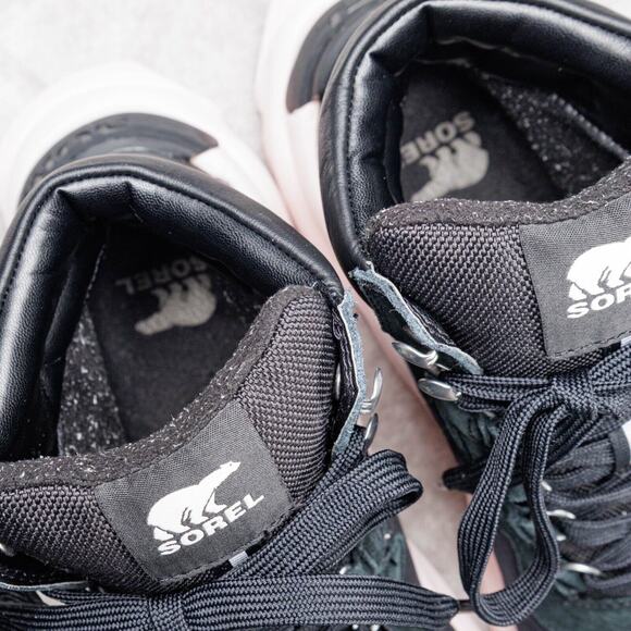 Sorel Kinetic RNEGD Conquest Black Pink Sneaker Waterproof Boots Womens Size 10 - Picture 15 of 16